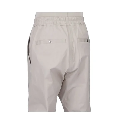 Rick Owens Concordians Tecuatl Track Pant In Pearl Heavy Cotton Poplin