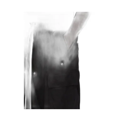 Rick Owens Concordians Cargobelas In Black Wool Flannel