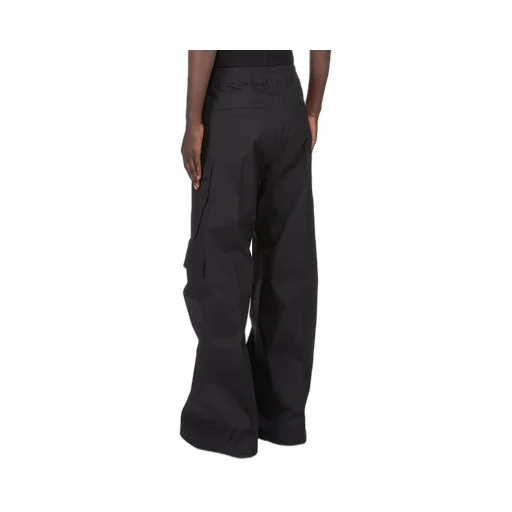 Rick Owens Concordians Cargobelas In Black Heavy Cotton Poplin