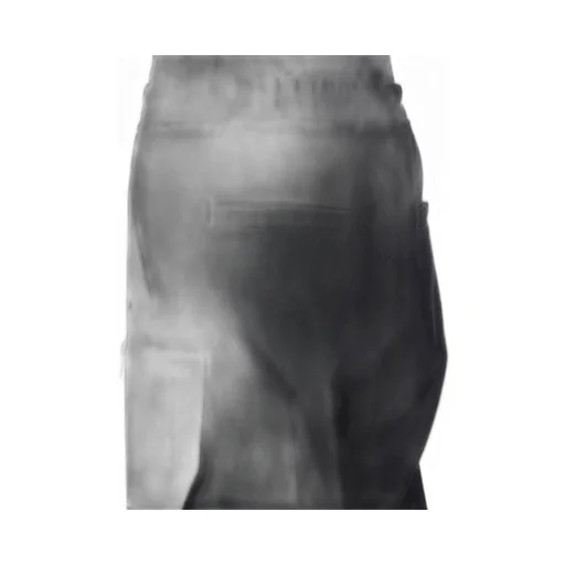 Rick Owens Concordians Cargobelas In Black Wool Drill.