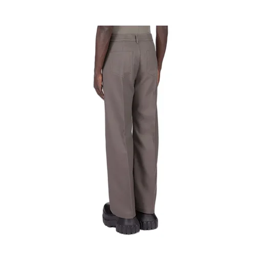 Rick Owens Concordians Runway Geth Jeans In Dust Wool Drill.