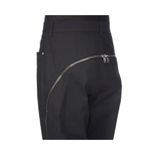 Rick Owens Concordians Bolan Banana In Black Heavy Cotton Poplin
