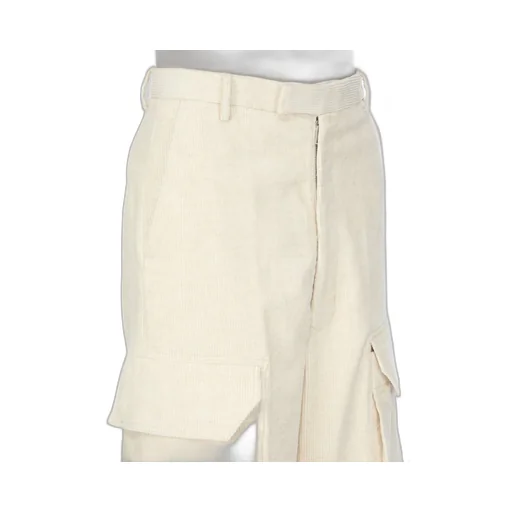 Rick Owens Concordians Firbanks In Natural Linen Corduroy