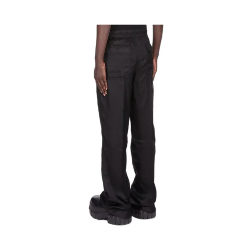 Rick Owens Concordians Dietrich Drawstring In Black Cupro Twill