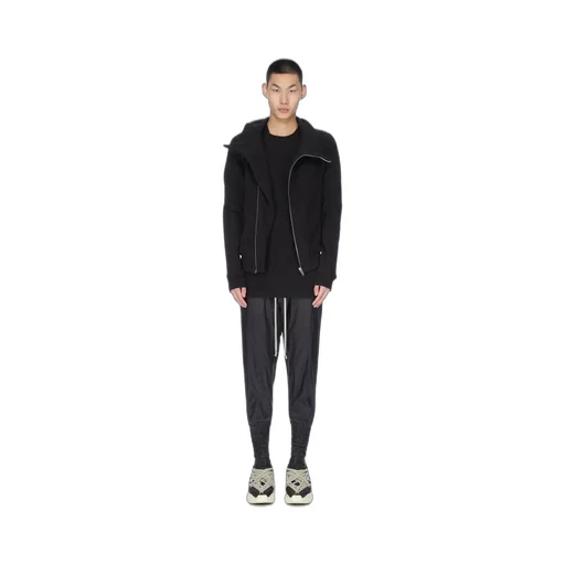 Rick Owens Concordians Drawstring Cuffed In Black Light Nylon