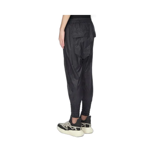 Rick Owens Concordians Drawstring Cuffed In Black Light Nylon