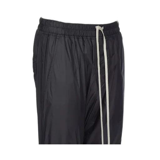 Rick Owens Concordians Drawstring Cuffed In Black Light Nylon
