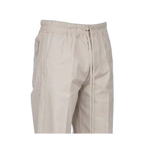 Rick Owens Concordians Dietrich Drawstring In Pearl Heavy Cotton Poplin