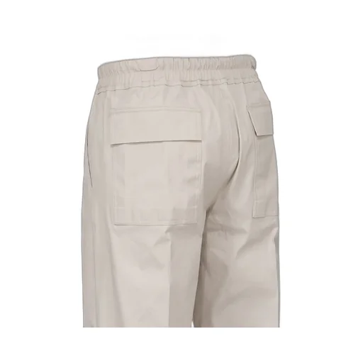 Rick Owens Concordians Dietrich Drawstring In Pearl Heavy Cotton Poplin