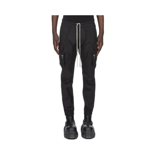 Rick Owens Concordians Mastodon Megacargo In Black Heavy Cotton Poplin