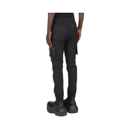 Rick Owens Concordians Mastodon Megacargo In Black Heavy Cotton Poplin