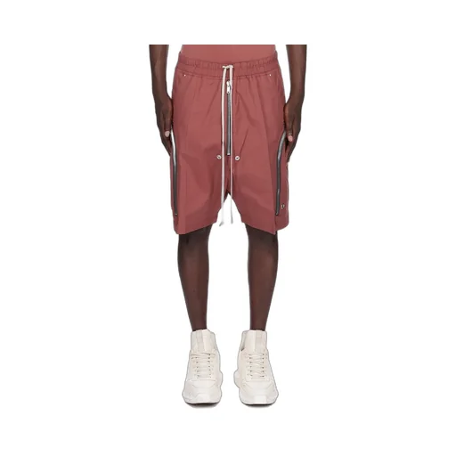 Rick Owens Concordians Bauhaus Bela In Rosewood Heavy Cotton Poplin