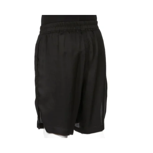 Rick Owens Concordians Boxers In Black Cupro Twill