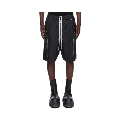 Rick Owens Concordians Bauhaus Bela In Black Blister Lamb Leather
