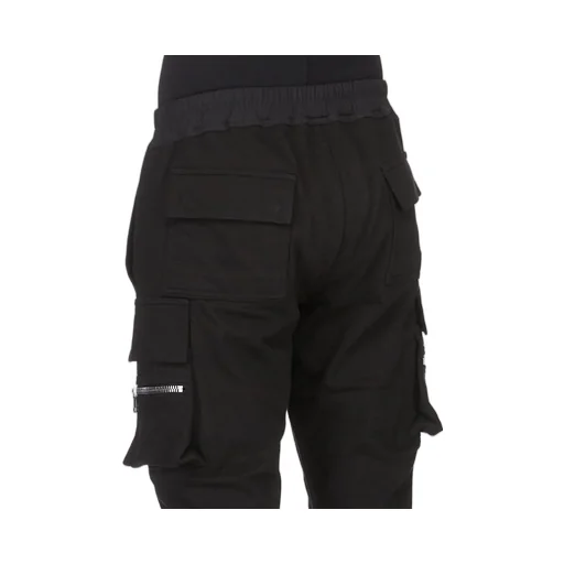 Rick Owens Concordians Mastodon Megacargo In Black Heavy Jersey