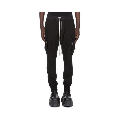Rick Owens Concordians Mastodon Megacargo In Black Heavy Jersey