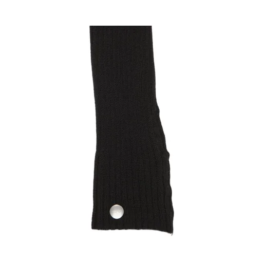 Rick Owens Concordians Arm Warmers In Black Lightweight Rasato Knit