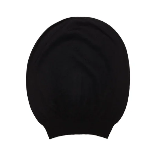 Rick Owens Concordians Medium Hat In Black Lightweight Cashmere Knit