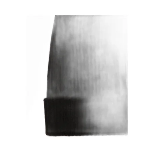 Rick Owens Concordians Ribbed Beanie In Black Ribbed Knit