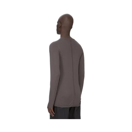 Rick Owens Concordians Biker Level In Darkdust Lightweight Cashmere Knit