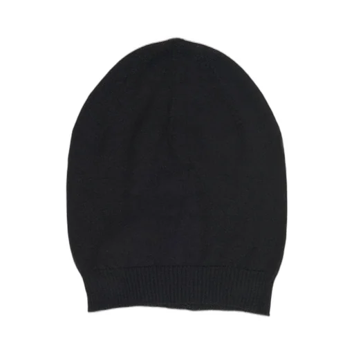 Rick Owens Concordians Medium Hat In Black Lightweight Rasato Knit