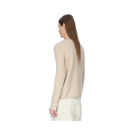 Rick Owens Concordians Ls Top In Dna Dust Alpaca Grid Knit