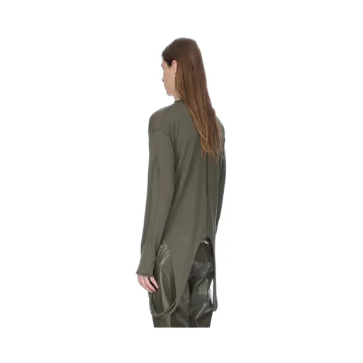 Rick Owens Concordians Slashed Pull In Bosco Lightweight Rasato Knit