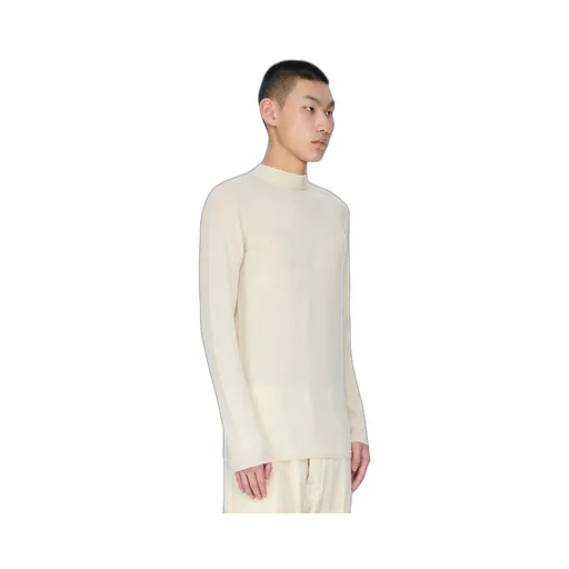 Rick Owens Concordians Level Lupetto In Natural Lightweight Rasato Knit