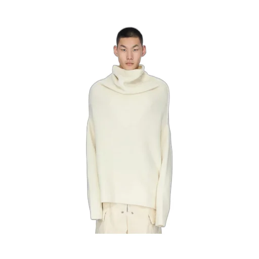 Rick Owens Concordians Shroud In Milk Alpaca Knit