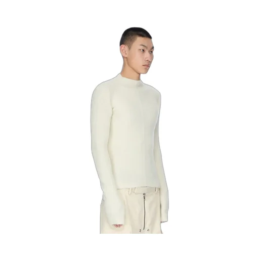 Rick Owens Concordians Headon Pull In Milk Alpaca Knit