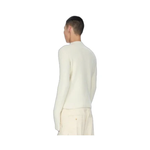 Rick Owens Concordians Headon Pull In Milk Alpaca Knit