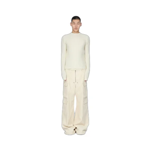 Rick Owens Concordians Headon Pull In Milk Alpaca Knit