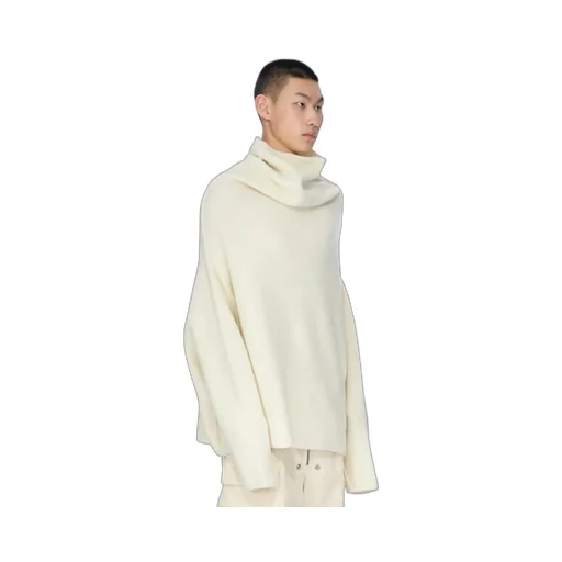 Rick Owens Concordians Shroud In Milk Alpaca Knit
