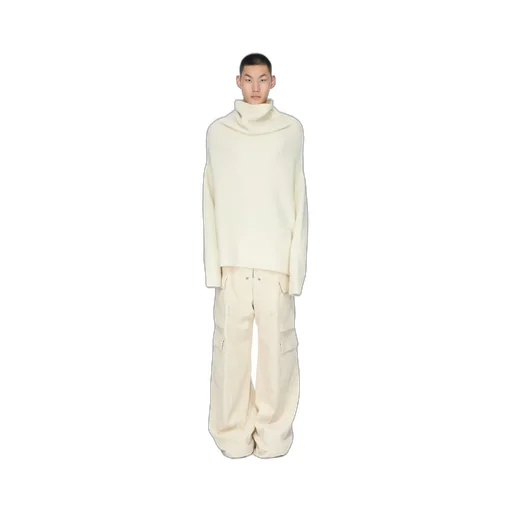 Rick Owens Concordians Shroud In Milk Alpaca Knit
