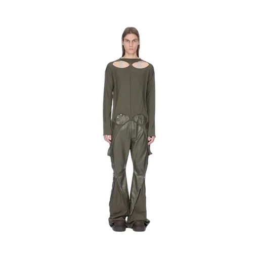 Rick Owens Concordians Slashed Pull In Bosco Lightweight Rasato Knit