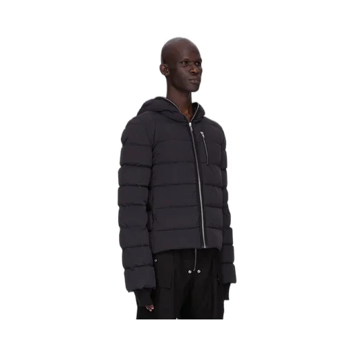 Rick Owens Concordians Gimp Jkt In Black Matte Nylon