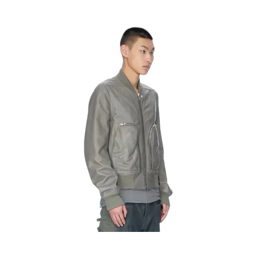 Rick Owens Concordians Bauhaus Flight In Washed Indigo Waxy Lamb Leather