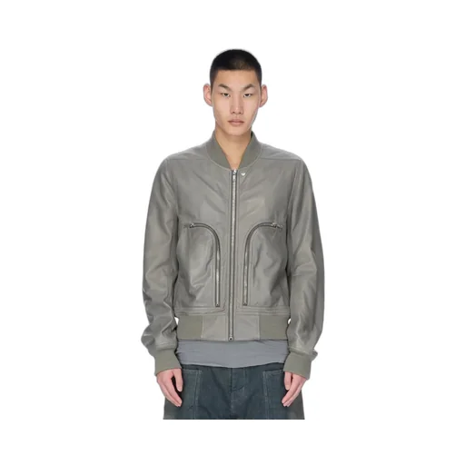 Rick Owens Concordians Bauhaus Flight In Washed Indigo Waxy Lamb Leather