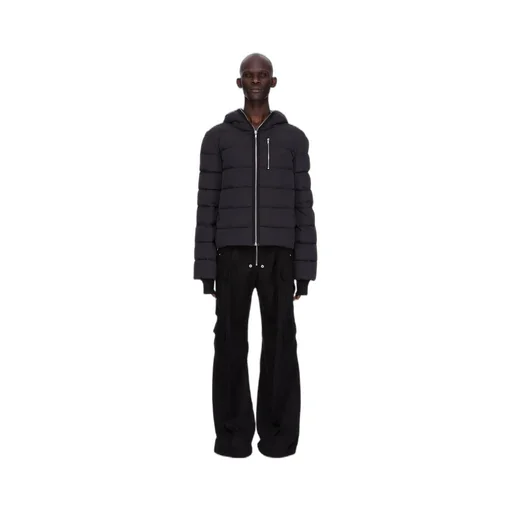 Rick Owens Concordians Gimp Jkt In Black Matte Nylon