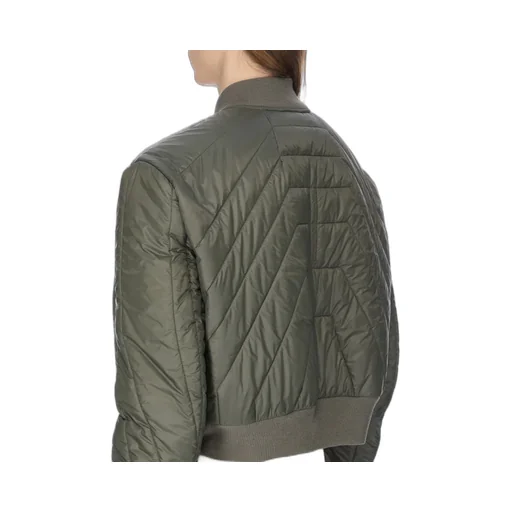 Rick Owens Concordians Quilted Flight Jkt In Bosco Light Nylon.