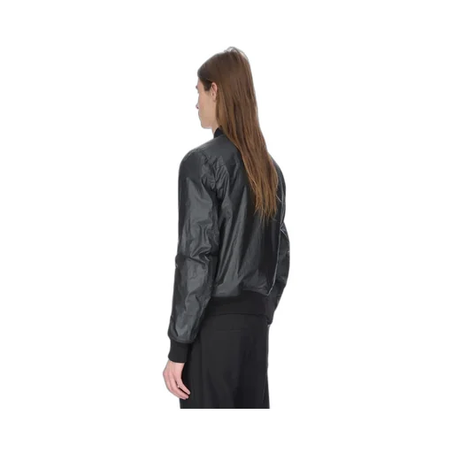 Rick Owens Concordians Bauhaus Flight In Black Coated Poplin