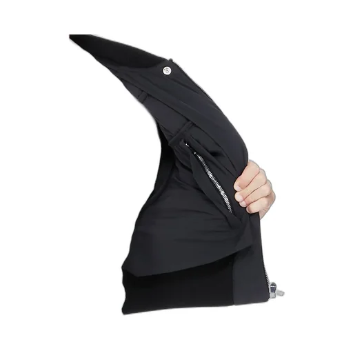 Rick Owens Concordians Girdered Bomber In Black Matte Nylon