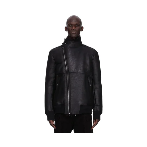 Rick Owens Concordians Hollywood Flight In Black Curly Shearling