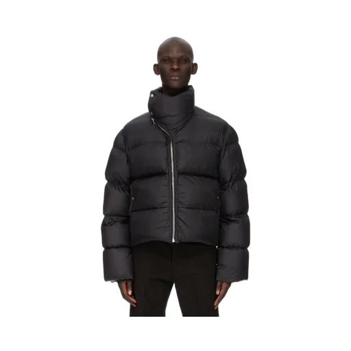 Rick Owens Concordians Turtle Jkt In Black Light Nylon