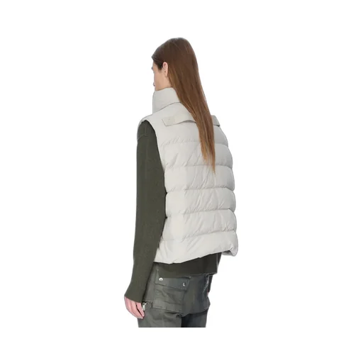 Rick Owens Concordians Sl Flight Vest In Pearl Matte Nylon