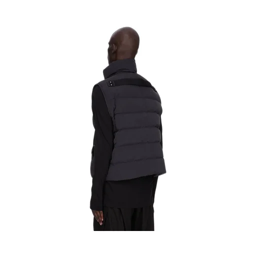 Rick Owens Concordians Sl Flight Vest In Black Matte Nylon