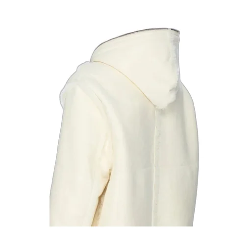 Rick Owens Concordians Gimp Mac Cropped In Albino Shearling