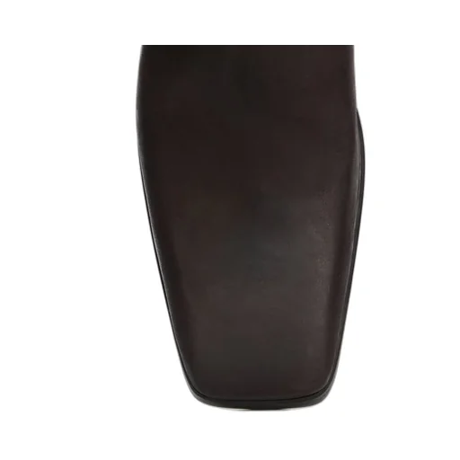 Rick Owens Concordians Heeled Sliver In Brown Nubuck