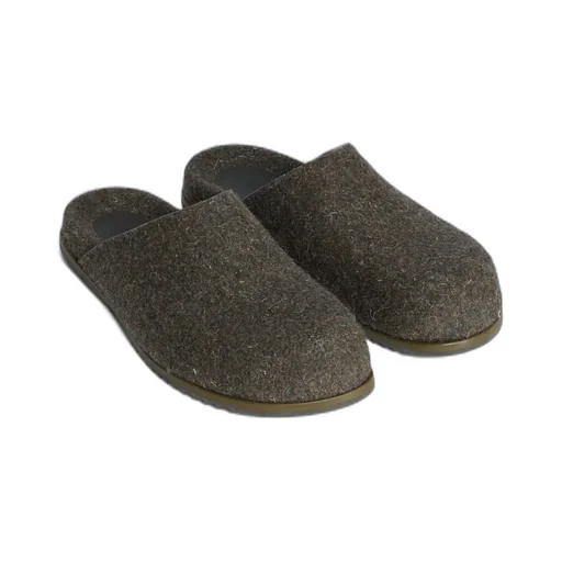 Rick Owens Concordians Mule Granola In Bosco Rugged Wool