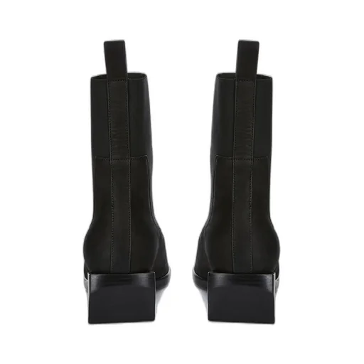 Rick Owens Concordians Heeled Sliver In Brown Nubuck